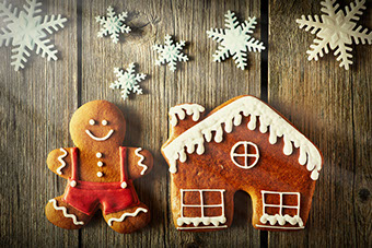 Cookies for Coats gingerbread cookie